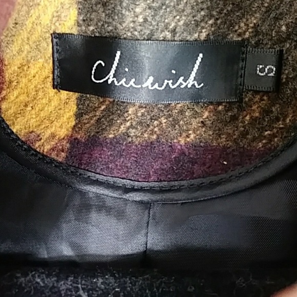 Chicwish prairie rabato wrap coat - Picture 3 of 4